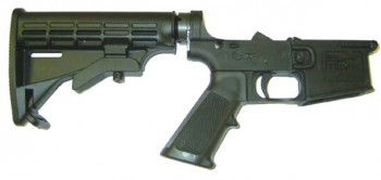 AR-15 Complete Lower Receiver W/ T6 Stock, by New Frontier Armory AR-15 Complete Lower Receiver W/ T6 Stock, by New Frontier Armory