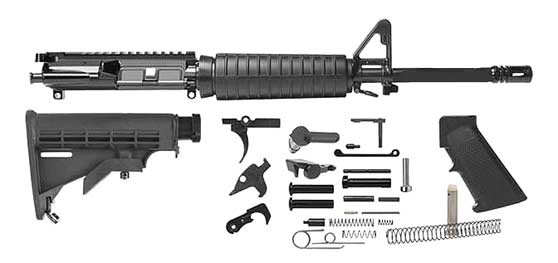 Del-Ton AR-15 16" H-Bar Rifle Parts Kit - RKT101 - No FFL Required Del-Ton AR-15 16" H-Bar Rifle Parts Kit - RKT101 - No FFL Required