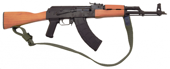Romanian WASR-10 AK-47 Rifle w/ Wood Stock and Forearm, 45 Degree Compensator, Bayonet Lug and 2 Magpul Mags Romanian WASR-10 AK-47 Rifle w/ Wood Stock and Forearm, 45 Degree Compensator, Bayonet Lug and 2 Magpul Mags