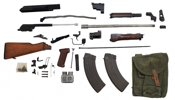 Polish AK-47 Parts Kit w/ New U.S. Made 7.62x39 Barrel - No FFL Required