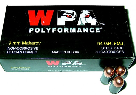 Wolf Polyformance 9x18 Makarov FMJ Ammo - 50rd Box Wolf Polyformance 9x18 Makarov FMJ Ammo - 50rd Box